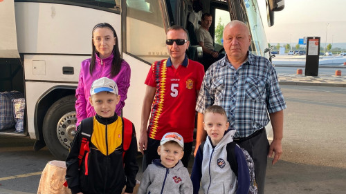 Перелёт семьи ТАРТАНОВЫХ с детьми в Москву